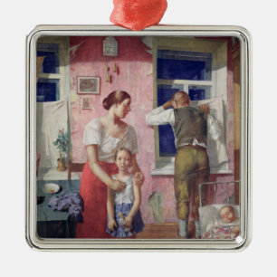 Alarm, 1934 metal ornament