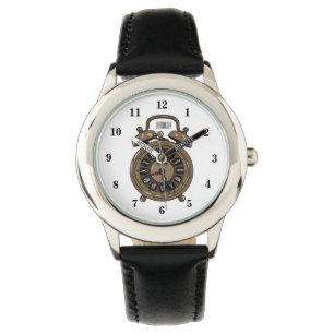 Alarm clock cartoon illustration watch