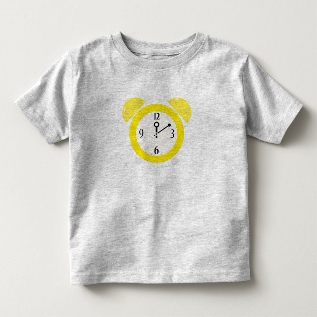 alarm clock toddler t-shirt (Front)