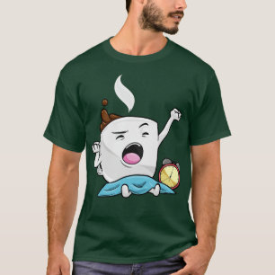 Alarm clock with cup of coffee T-Shirt
