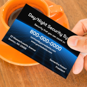 Alarm Security Tech Business Card