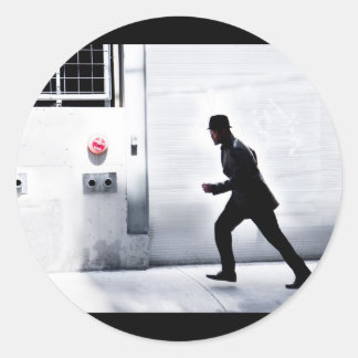 alarming resistance classic round sticker