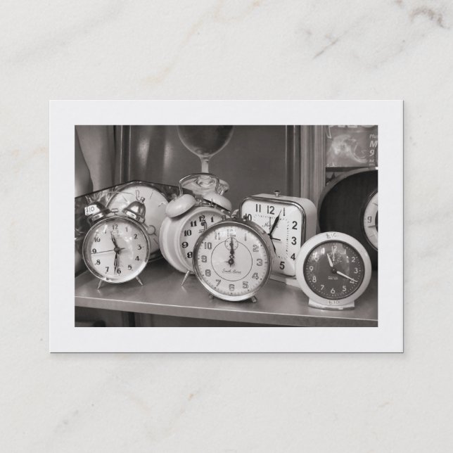 Alarming Still-life (Bordered) Business Card (Front)