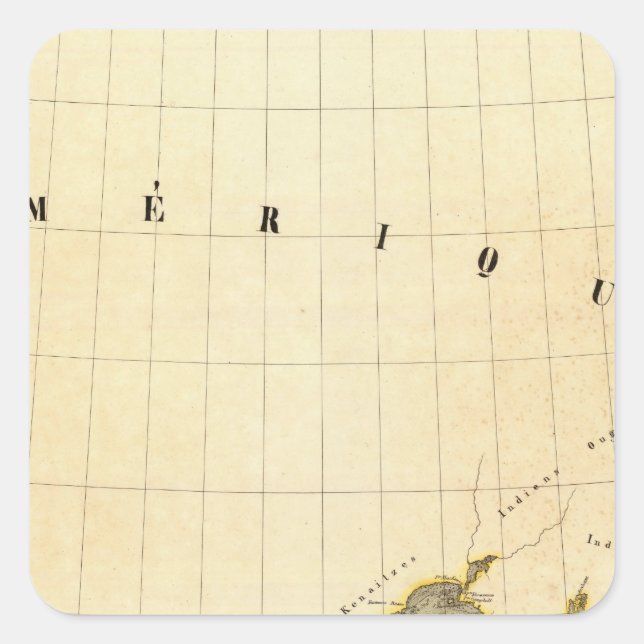 Alaska 13 square sticker (Front)