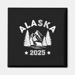 Alaska 2025 Cruisin Together Cruise Family 2 Sided Magnet