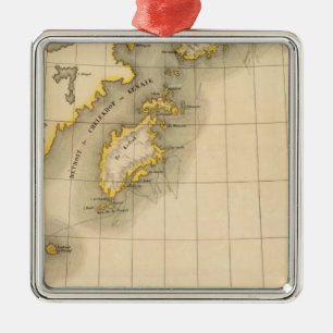 Alaska 22 metal ornament