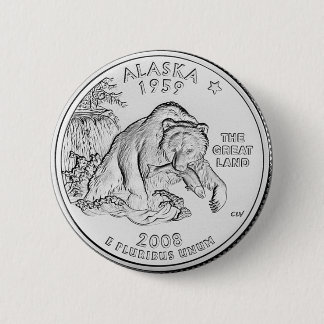 Alaska 2 Inch Round Button