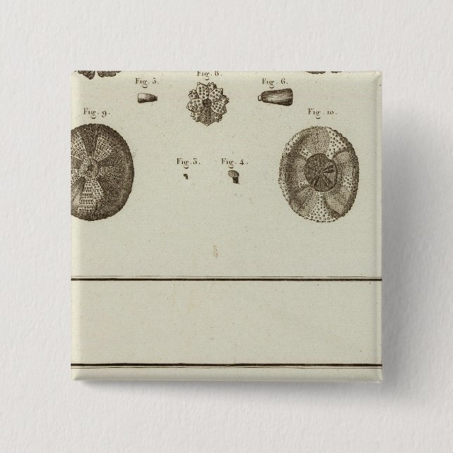 Alaska 2 Inch Square Button (Front)