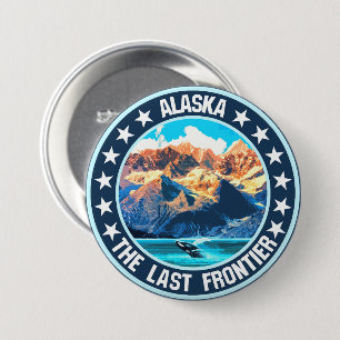 Alaska 3 inch round button