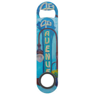Alaska 4th Ave. / Spenard Bottle Opener Bar Key