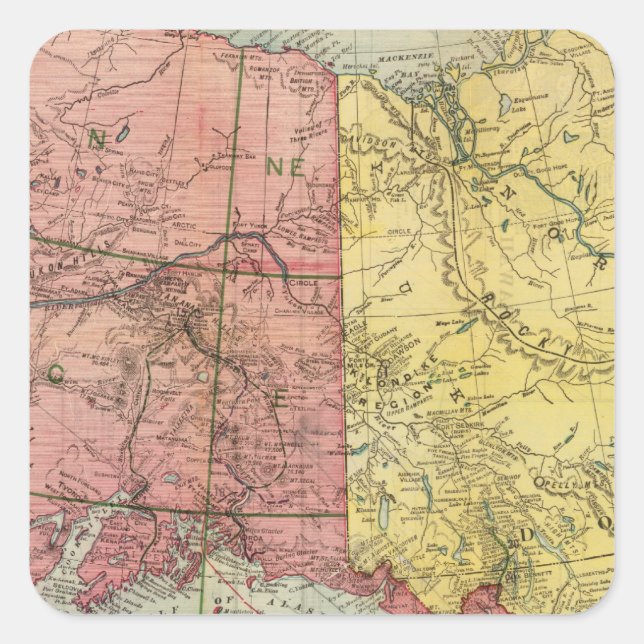 Alaska 6 square sticker (Front)