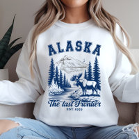 Alaska Adventure Landscape with Moose