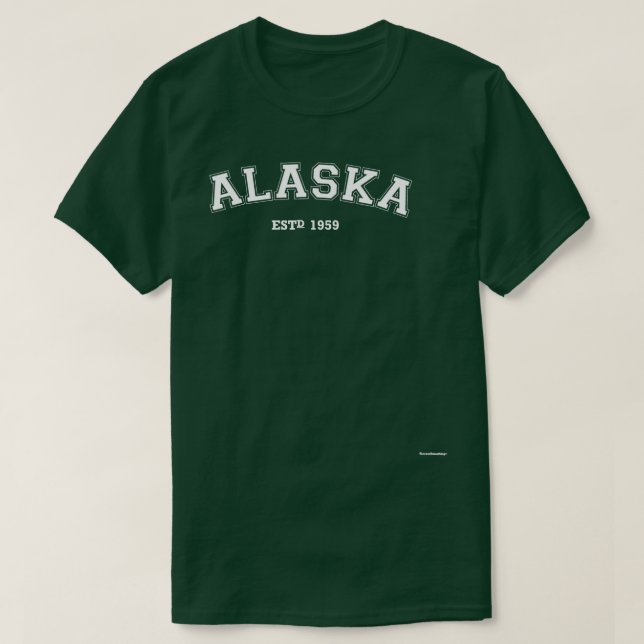 Alaska Alaska Soft Comfy Cozy TShirt (Design Front)
