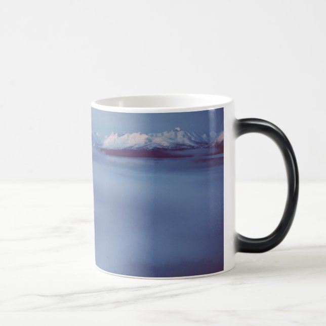 Alaska / Amanka Lake Ice Fog  Magic Mug (Right)