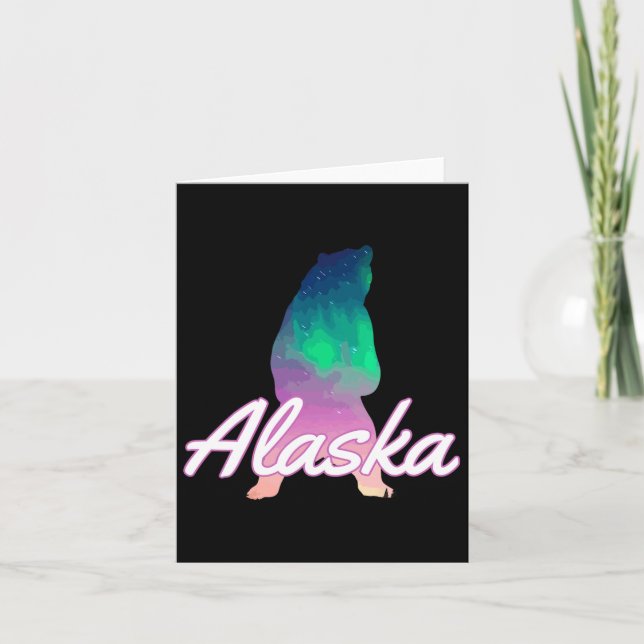 Alaska Bear  Card (Front)