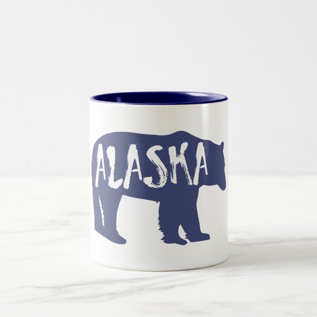 Alaska Bear Two-Tone Coffee Mug (Center)