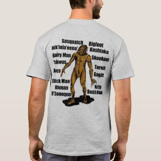 Alaska Bigfoot in Granite T-Shirt