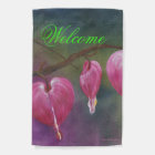 Alaska Bleeding Hearts / Peony Welcome Garden Flag