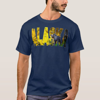 ALASKA Brown Bear on the Hunt USA TShirt