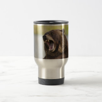 Alaska Brown Bear Travel Mug