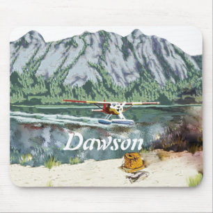 Alaska Bush Plane And Fishing Travel Mouse Pad