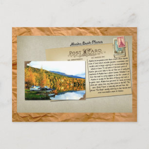 Alaska Bush Planes Postcard