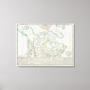 Alaska, Canada, Greenland Canvas Print