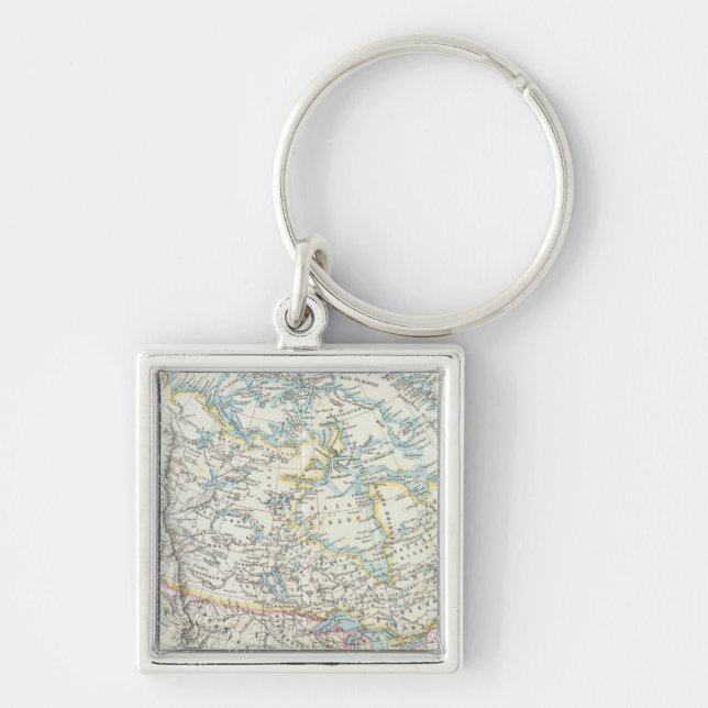 Alaska, Canada, Greenland Keychain (Front)