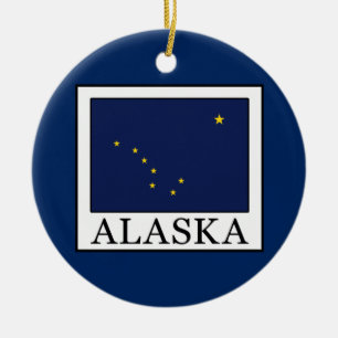 Alaska Ceramic Ornament