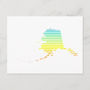 alaska chill fade postcard