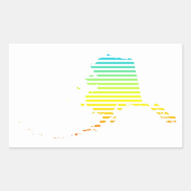 alaska chill fade sticker (Front)