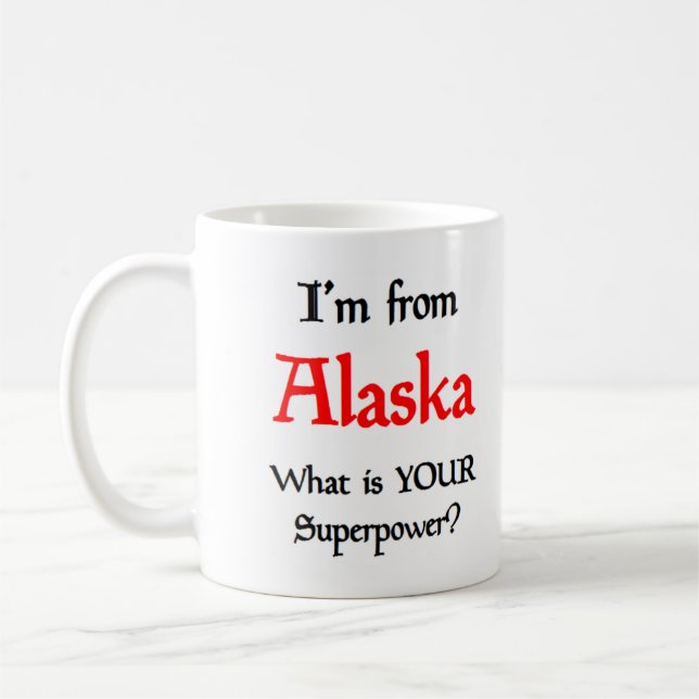 alaska coffee mug (Left)
