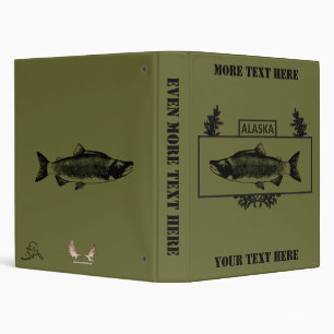 Alaska Combat Fisherman Badge Binder
