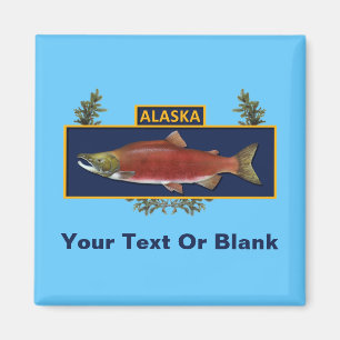 Alaska Combat Fisherman Badge Magnet
