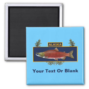 Alaska Combat Fisherman Badge Magnet