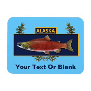 Alaska Combat Fisherman Badge Magnet