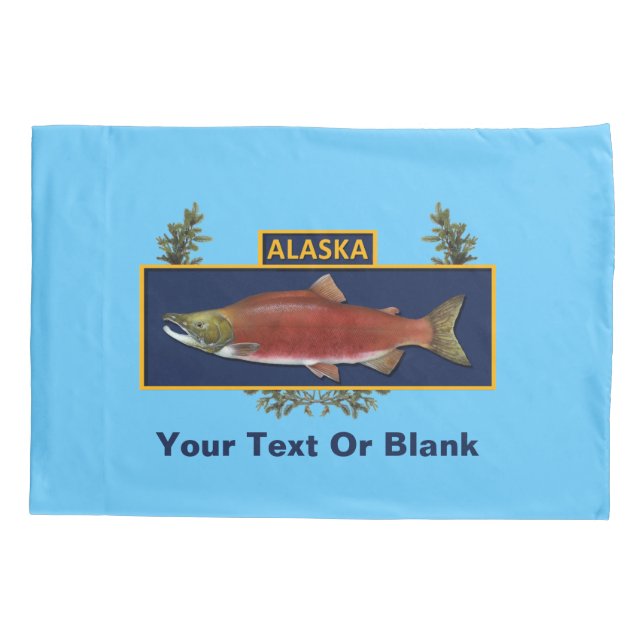 Alaska Combat Fisherman Badge Pillowcase (Back)