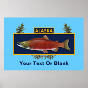 Alaska Combat Fisherman Badge Poster