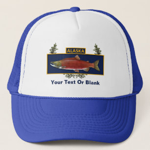 Alaska Combat Fisherman Badge Trucker Hat