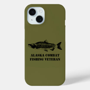 Alaska Combat Fishing Veteran iPhone 15 Case