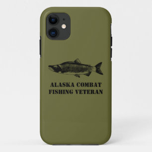 Alaska Combat Fishing Veteran iPhone 11 Case