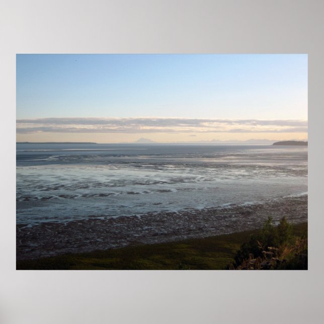 Alaska Cook Inlet Mt Redoubt by Zaereth Poster (Front)