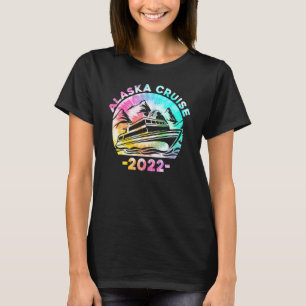 Alaska Cruise 2022 Tie Dye Print Family Alaskan Cr T-Shirt