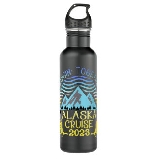 Alaska Cruise 2023 Family or Group Vacation 710 Ml Water Bottle