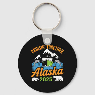 Alaska Cruise 2025 Cruisin’ Together Family Vacati Keychain