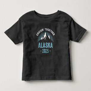 Alaska Cruise 2025 Family Friends Vacation Travel Toddler T-shirt
