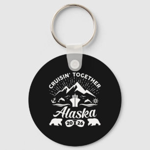 Alaska Cruise 2026 Family Summer Vacation Travel M Keychain