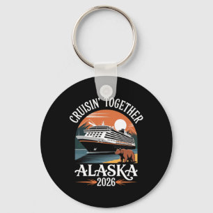Alaska Cruise 2026 Matching Family Men Women Kids Keychain