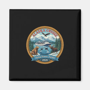 Alaska Cruise 2026 Matching Friends And Family Gro Magnet