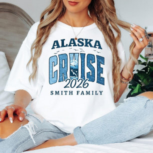 Alaska Cruise 2026 Shirt, Personalized Cruise Trip T-Shirt